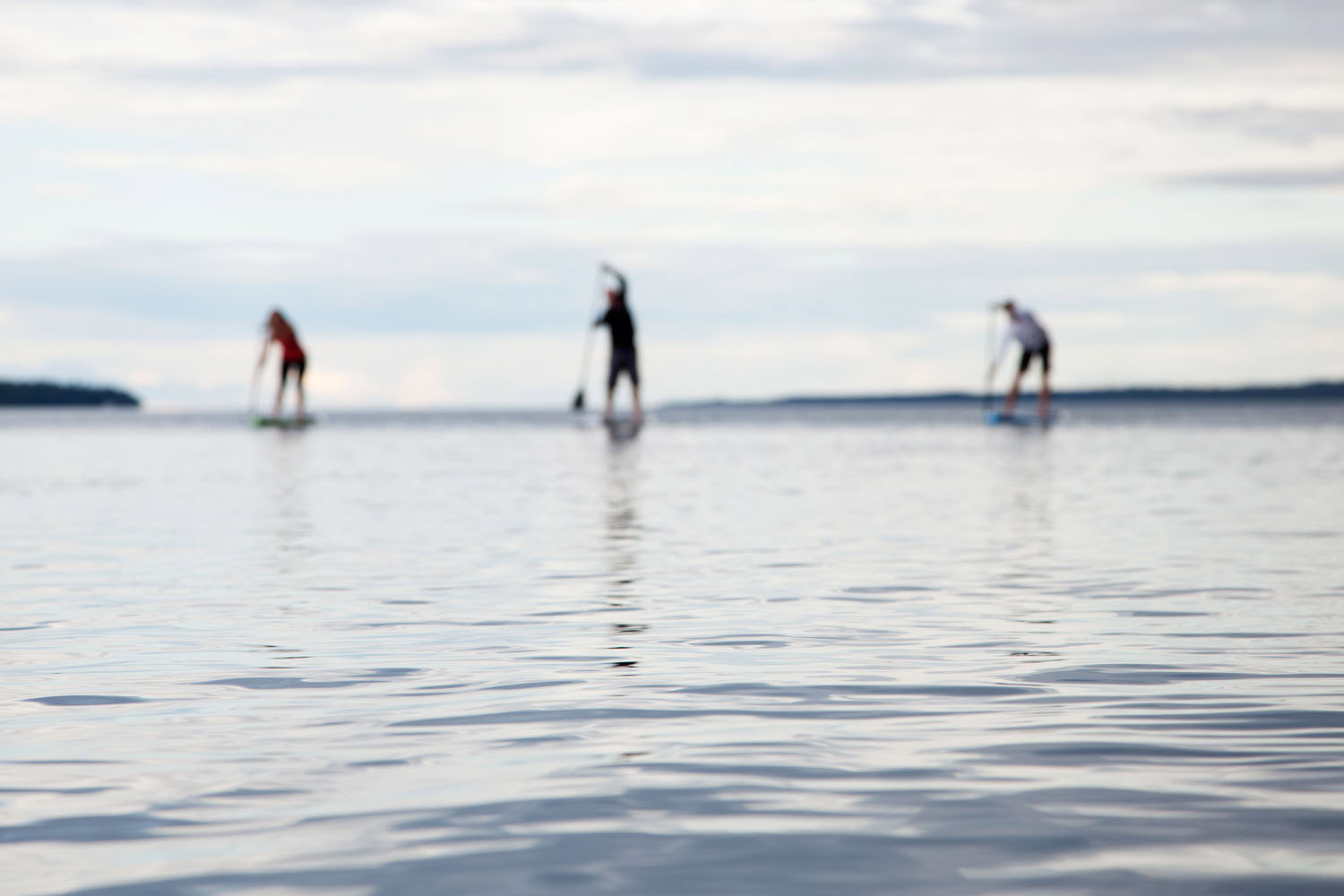 paddleboarding on Kempenfelt Bay