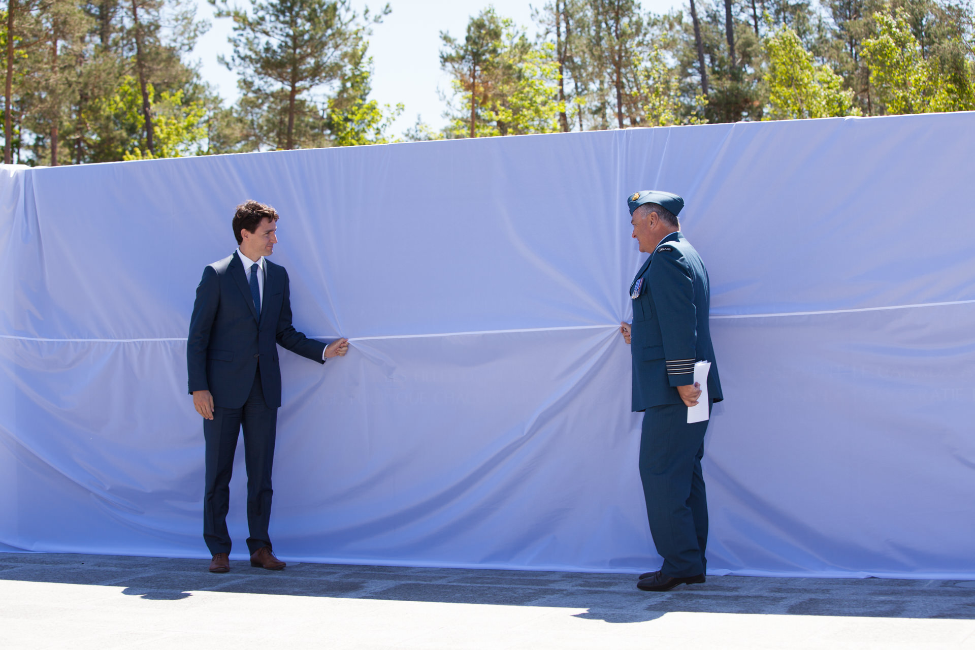 Justin Trudeau, Honorary Colonel Jamie Massie Borden Legacy Monument