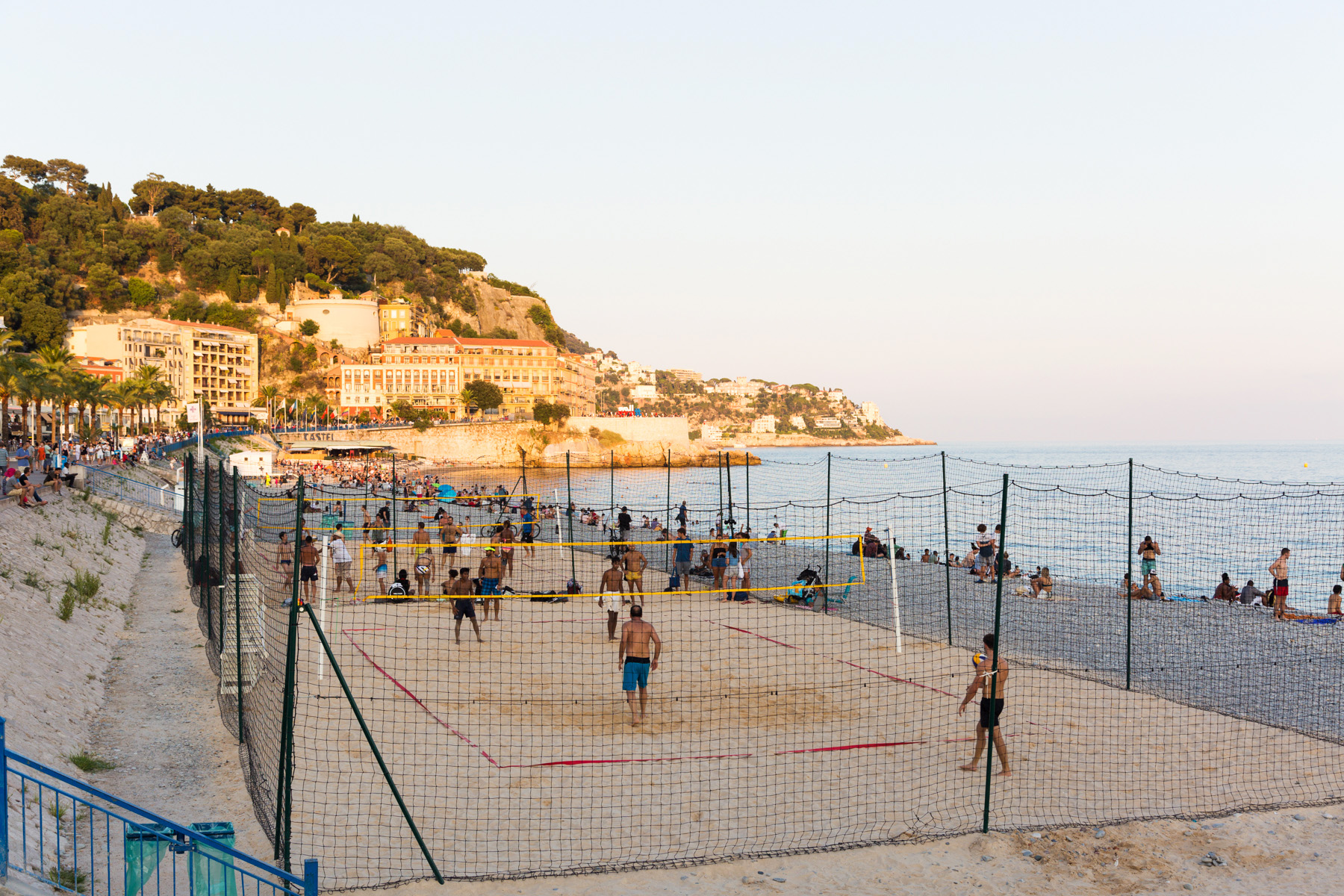 Beach in Nice, France