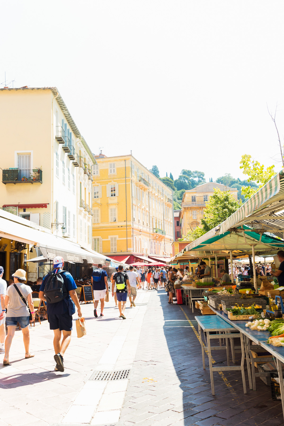 Cours Saleya Market in Nice, France