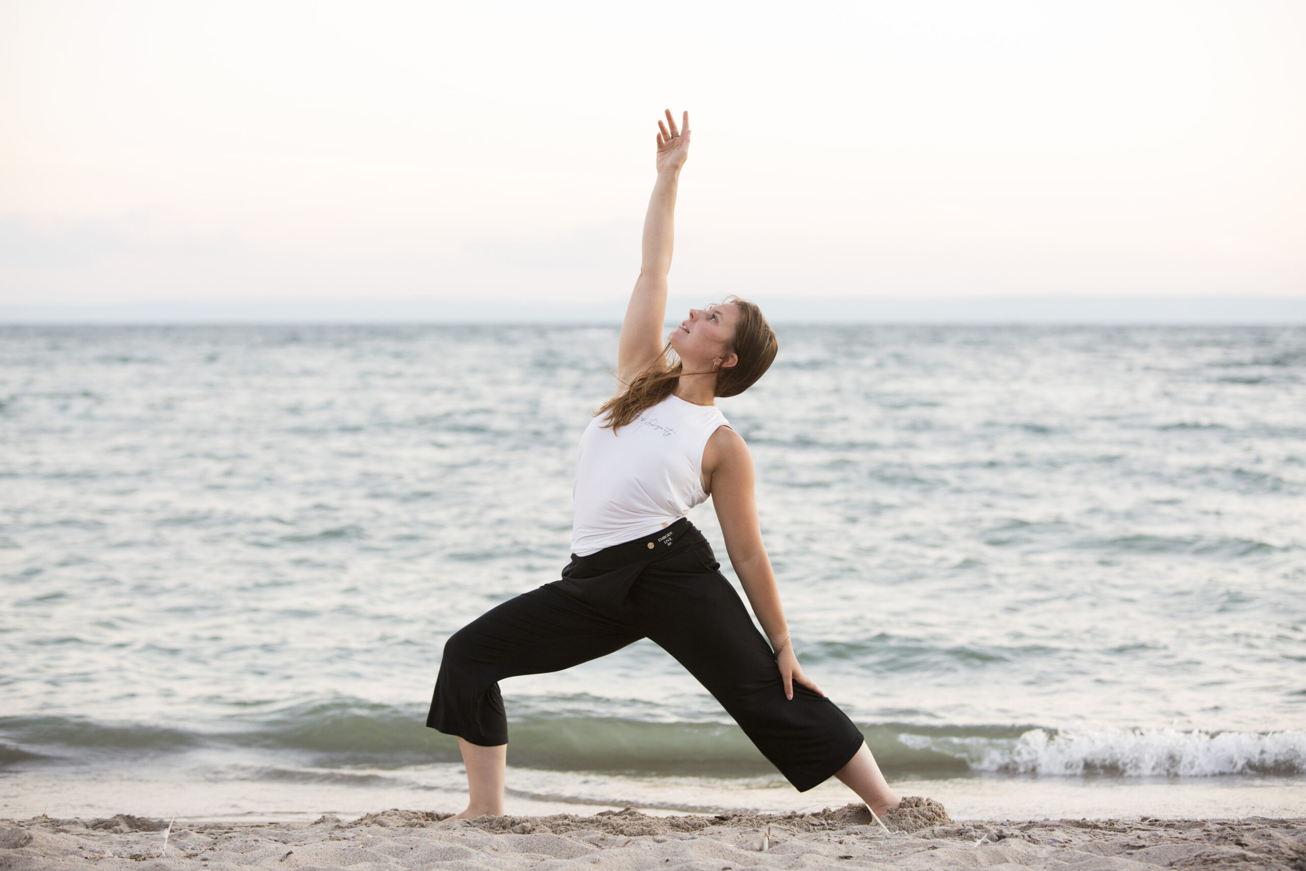 organic yoga clothing line for the beach