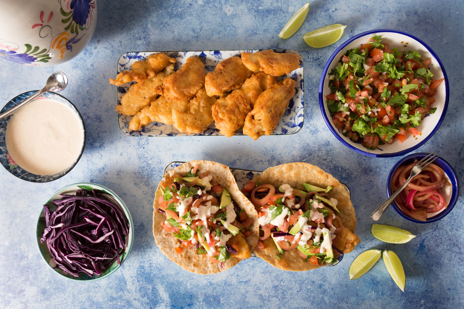 Baja Fish Tacos with Springhills Fish Barramundi