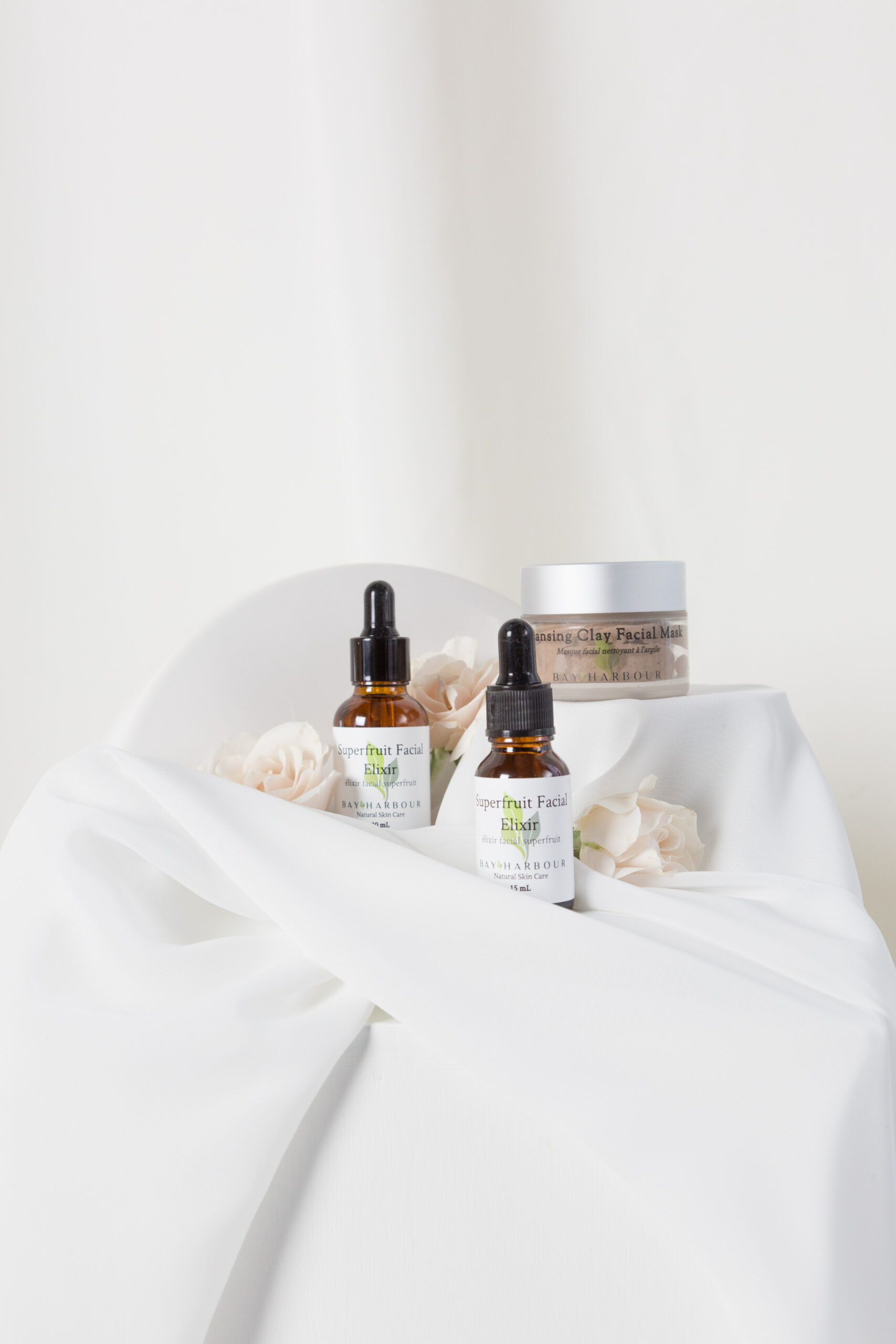 Still life photograph for clean beauty brand